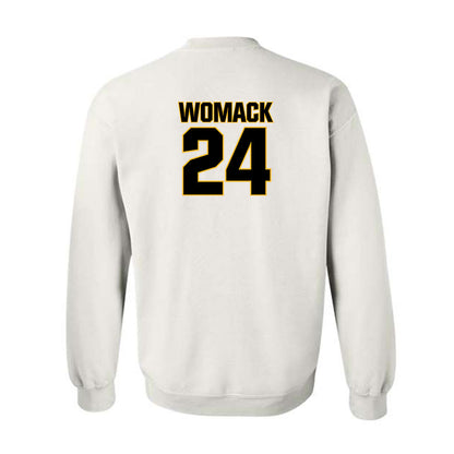 Towson - NCAA Men's Basketball : Jaquan Womack - Classic Fashion Shersey Crewneck Sweatshirt-1