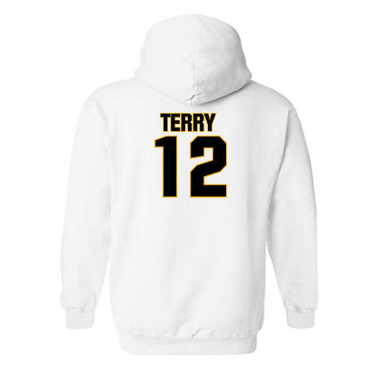 Towson - NCAA Football : Xavier Terry - Classic Fashion Shersey Hooded Sweatshirt-1