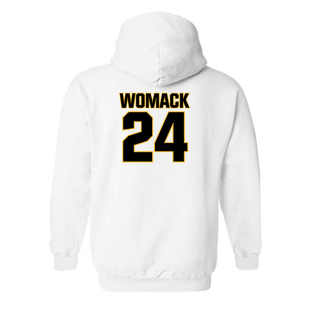 Towson - NCAA Men's Basketball : Jaquan Womack - Classic Fashion Shersey Hooded Sweatshirt-1