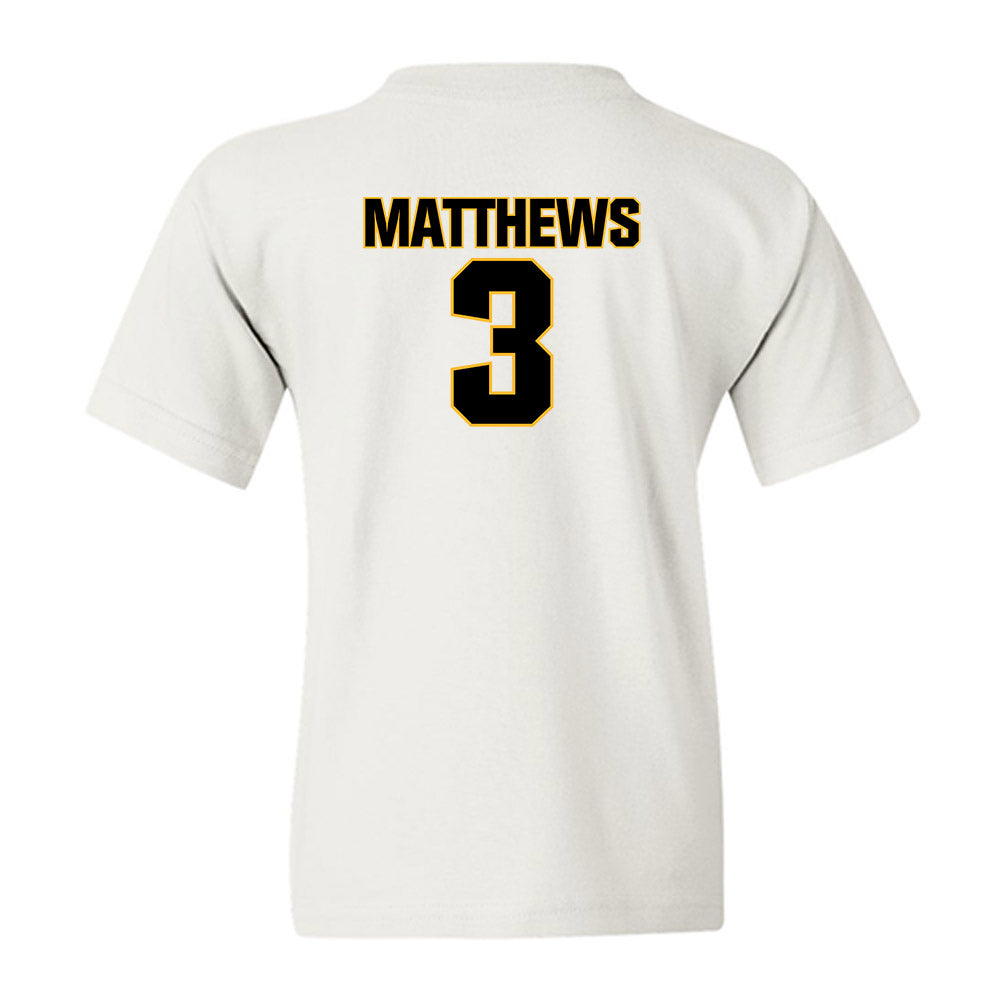 Towson - NCAA Football : Devin Matthews - Classic Fashion Shersey Youth T-Shirt-1