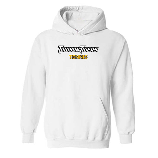 Towson - NCAA Women's Tennis : Chloe Courtnage - Classic Fashion Shersey Hooded Sweatshirt-0