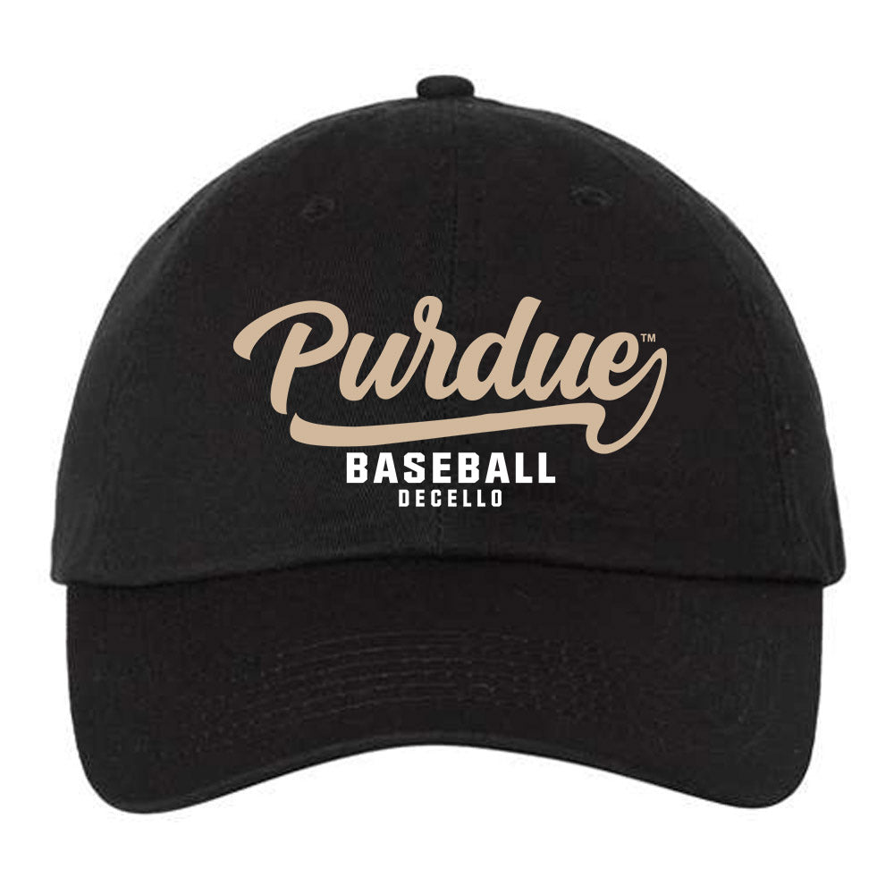 Purdue - NCAA Baseball : Sergio DeCello - Dad Hat-0