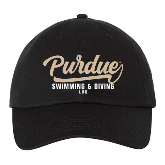 Purdue - NCAA Women's Swimming & Diving : Grace Lux - Dad Hat-0
