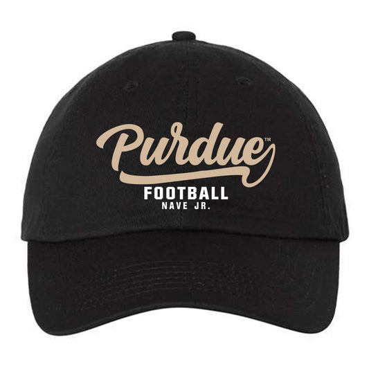 Purdue - NCAA Football : Marc Nave Jr. - Dad Hat-0