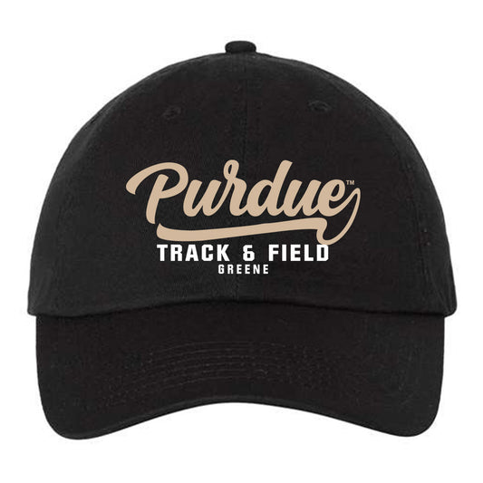 Purdue - NCAA Men's Track & Field : Zyan Greene - Dad Hat-0