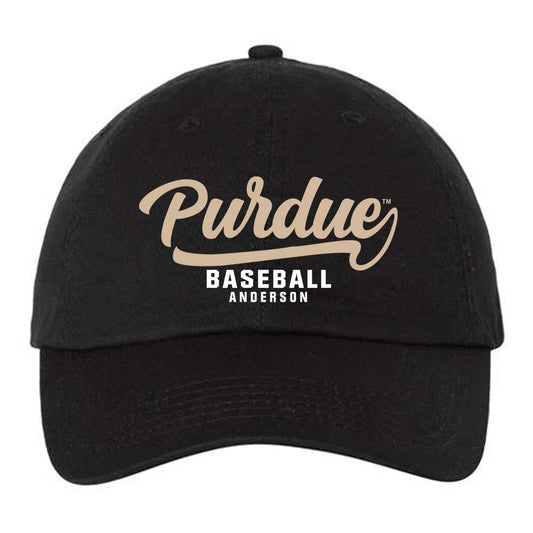 Purdue - NCAA Baseball : Eli Anderson - Dad Hat-0