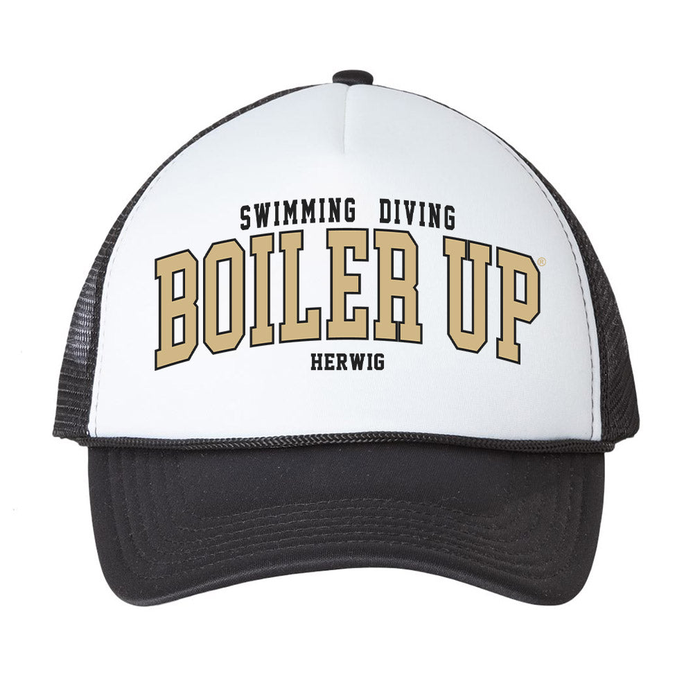 Purdue - NCAA Women's Swimming & Diving : Michaela Herwig - Trucker Hat