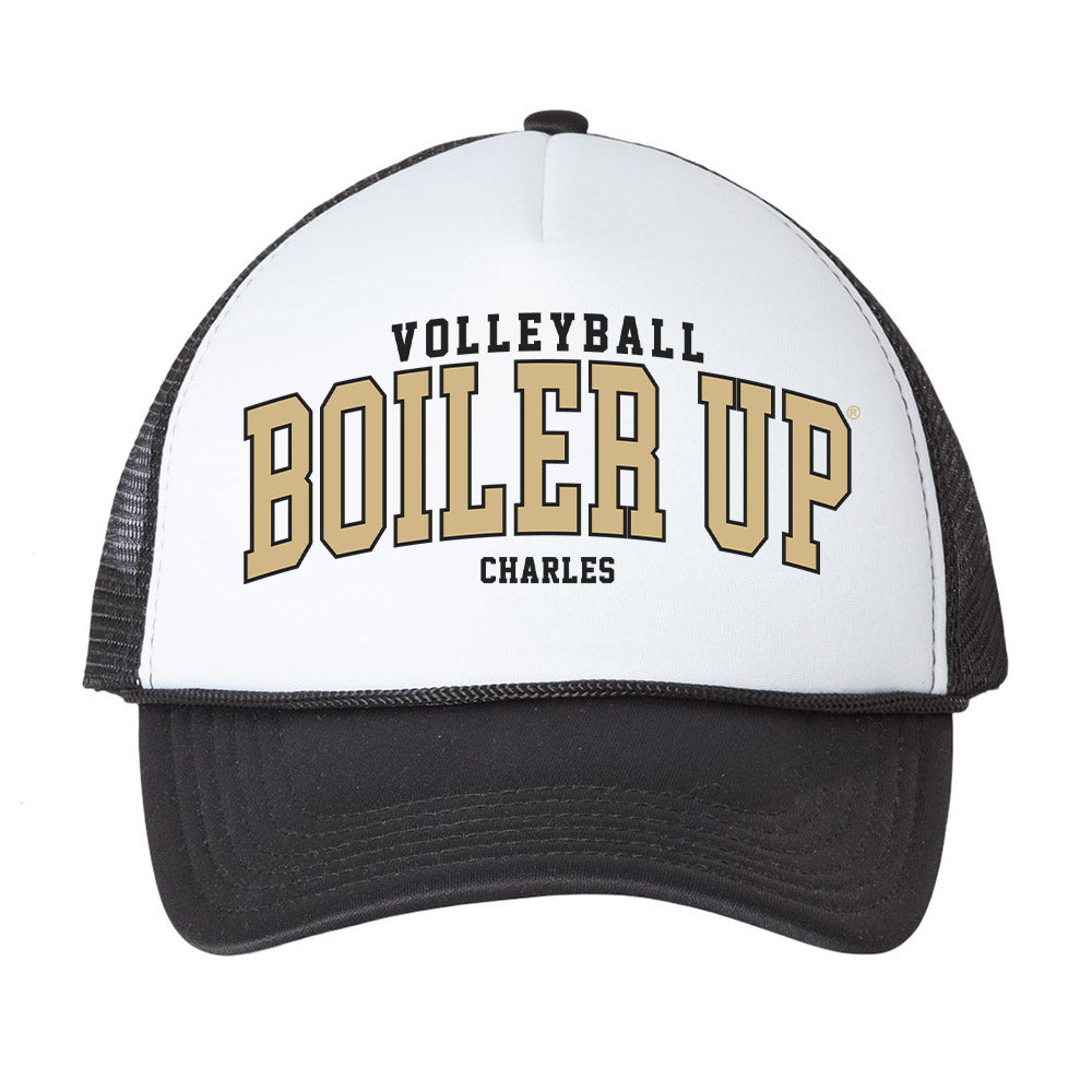 Purdue - NCAA Women's Volleyball : Dior Charles - Trucker Hat-0
