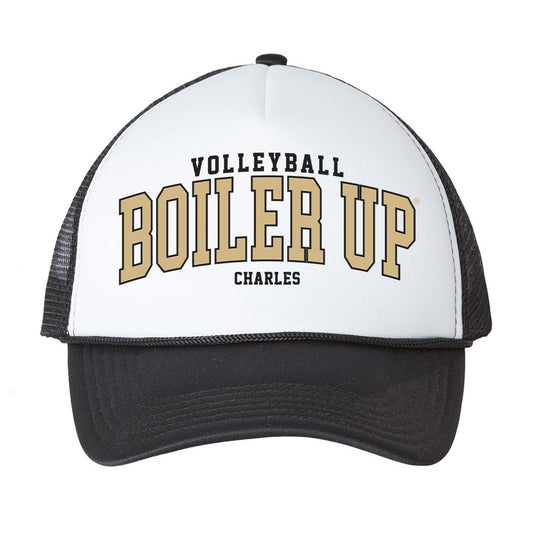 Purdue - NCAA Women's Volleyball : Dior Charles - Trucker Hat-0