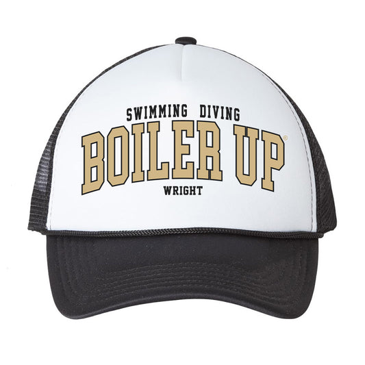 Purdue - NCAA Women's Swimming & Diving : Daryn Wright - Trucker Hat