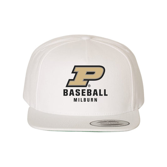 Purdue - NCAA Baseball : Isaac Milburn - Snapback Hat-0