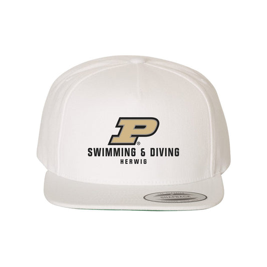 Purdue - NCAA Women's Swimming & Diving : Michaela Herwig - Snapback Hat