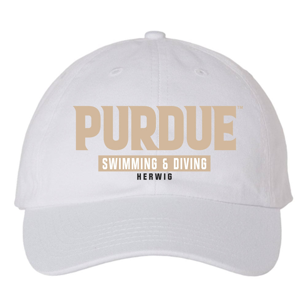 Purdue - NCAA Women's Swimming & Diving : Michaela Herwig - Dad Hat