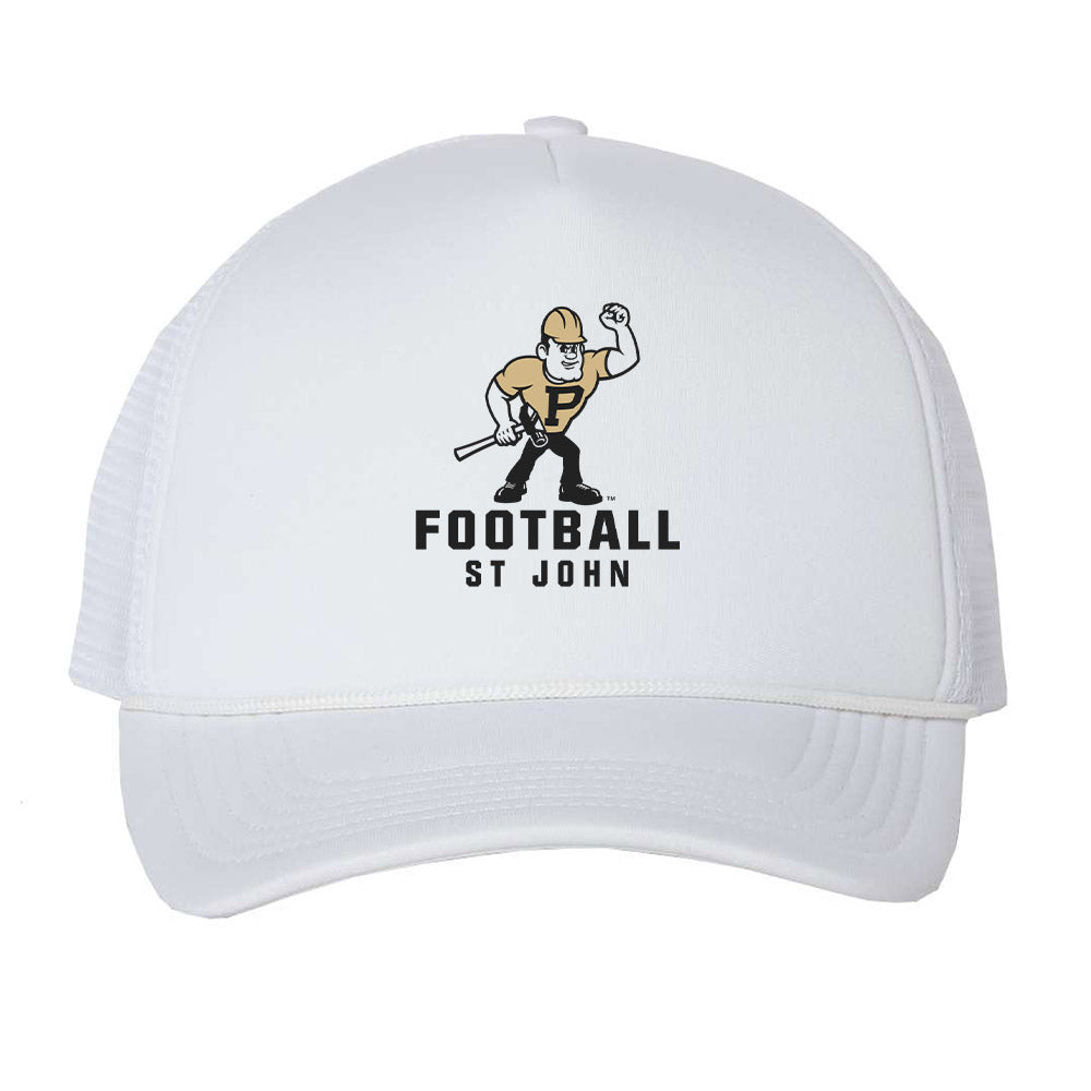 Purdue - NCAA Football : Elijah St John - Trucker Hat-0