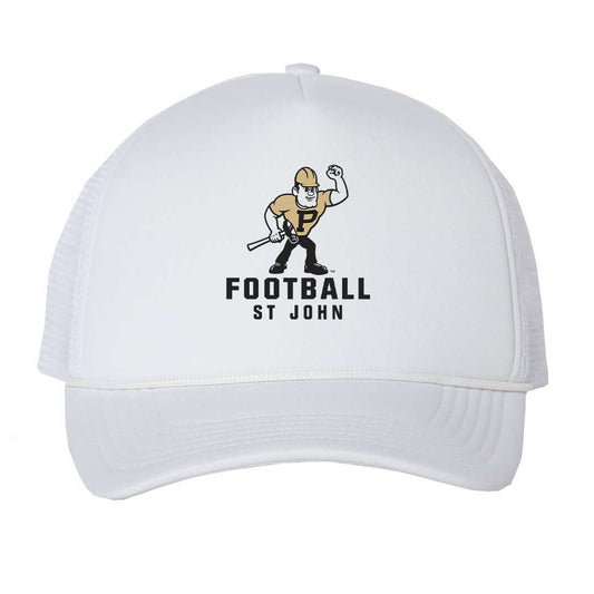 Purdue - NCAA Football : Elijah St John - Trucker Hat-0