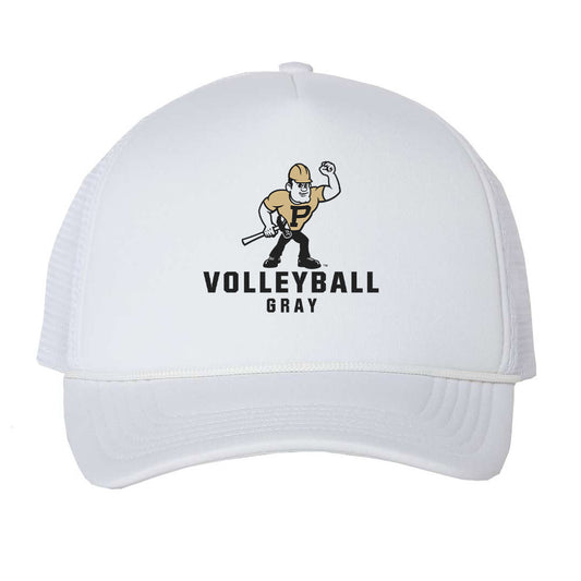 Purdue - NCAA Women's Volleyball : Raven Gray - Trucker Hat