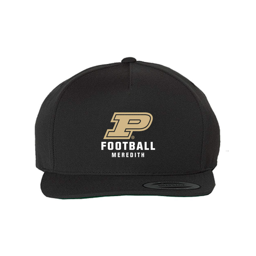 Purdue - NCAA Football : Bennett Meredith - Snapback Hat