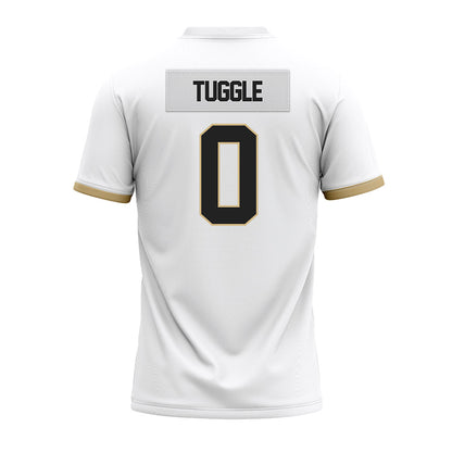 Purdue - NCAA Football : Nitro Tuggle - White Premium Football Jersey-1
