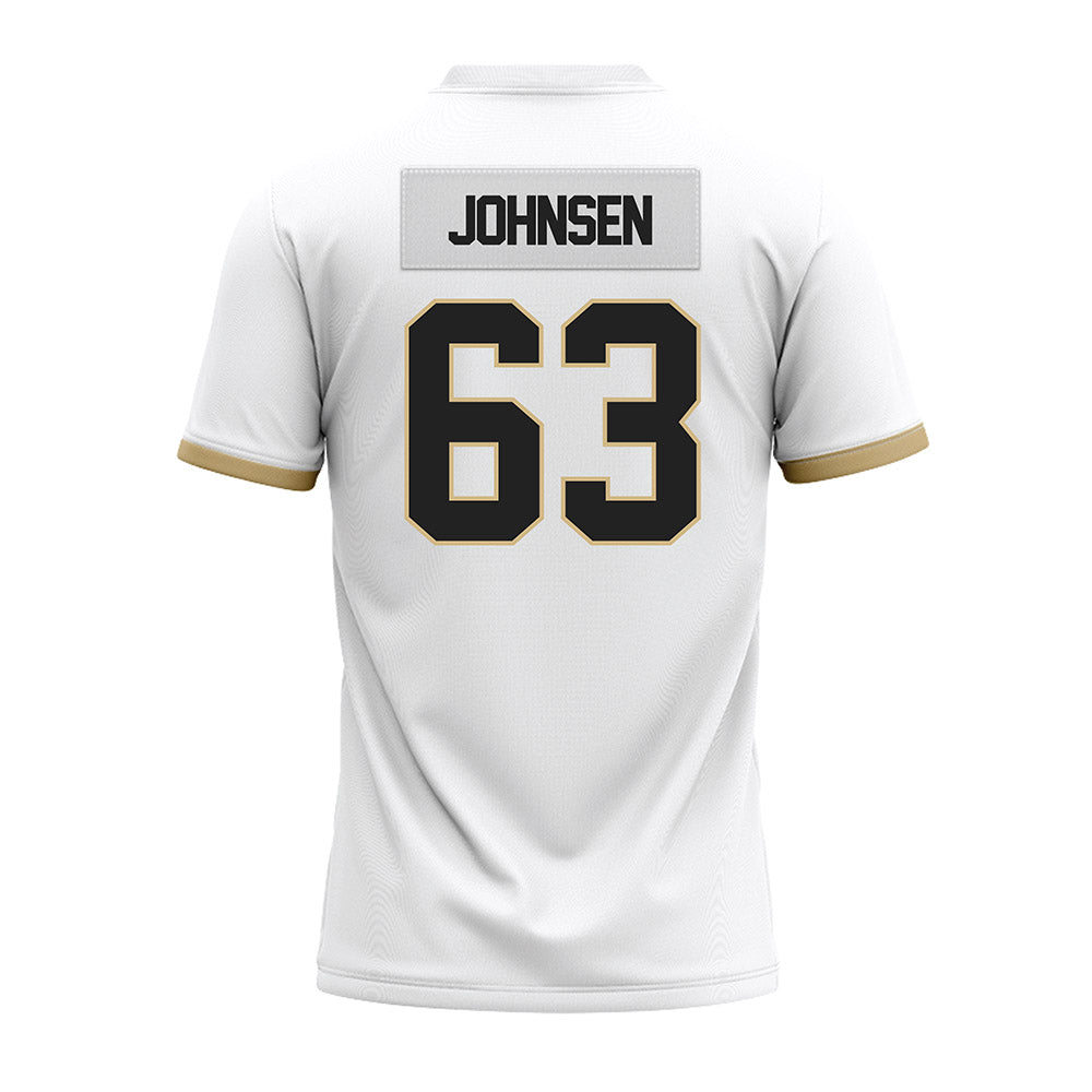 Purdue - NCAA Football : Jimmy Johnsen - White Premium Football Jersey-1