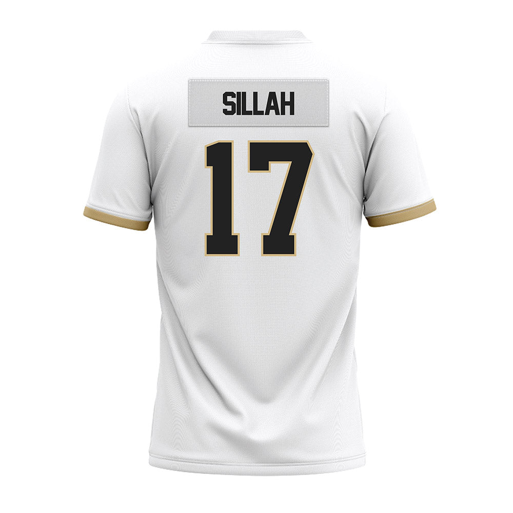 Purdue - NCAA Football : Shitta Sillah - White Premium Football Jersey