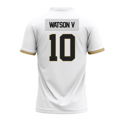 Purdue - NCAA Football : Jesse Watson V - White Premium Football Jersey