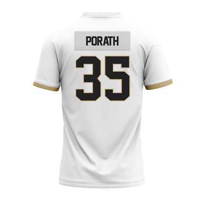 Purdue - NCAA Football : Spencer Porath - White Premium Football Jersey