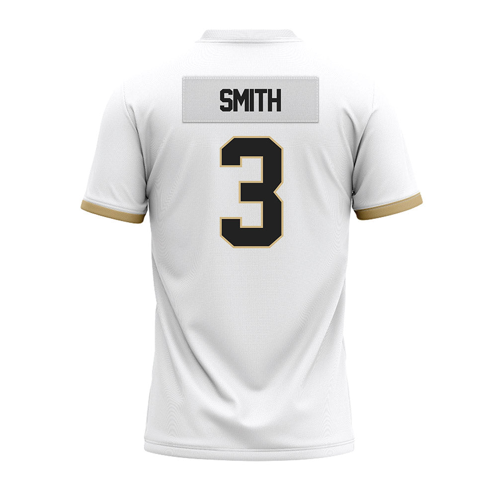 Purdue - NCAA Football : Sterling Smith - White Premium Football Jersey-1