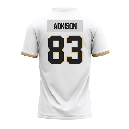 Purdue - NCAA Football : Andrew Adkison - White Premium Football Jersey