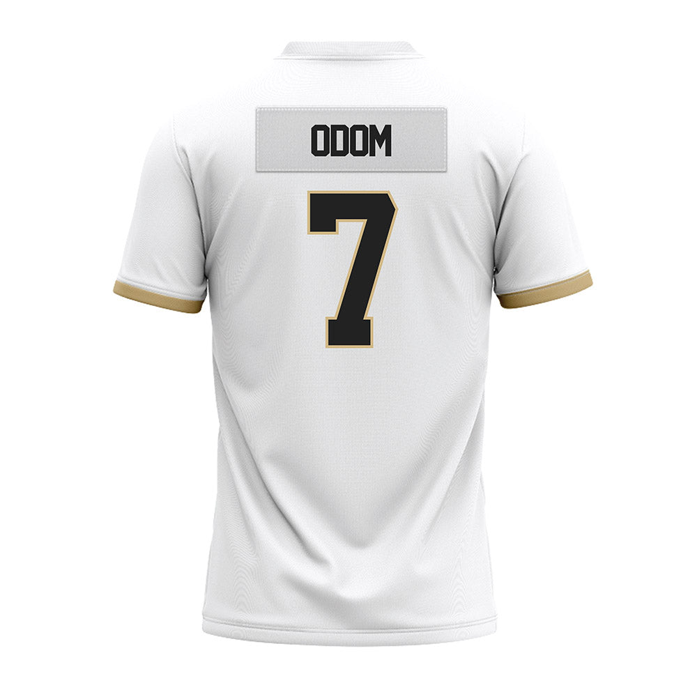 Purdue - NCAA Football : Garyt Odom - White Premium Football Jersey-1