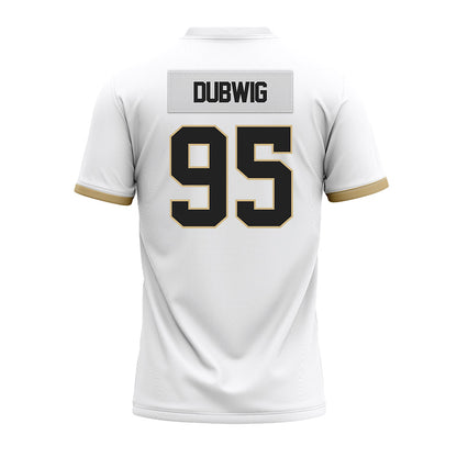 Purdue - NCAA Football : Samuel Dubwig - White Premium Football Jersey-1