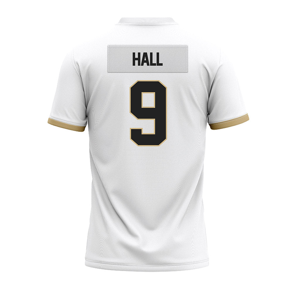 Purdue - NCAA Football : jalil hall - White Premium Football Jersey-1