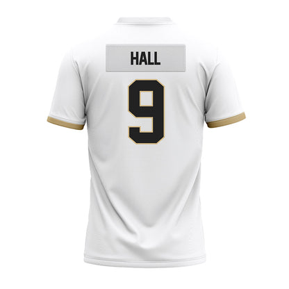 Purdue - NCAA Football : jalil hall - White Premium Football Jersey-1