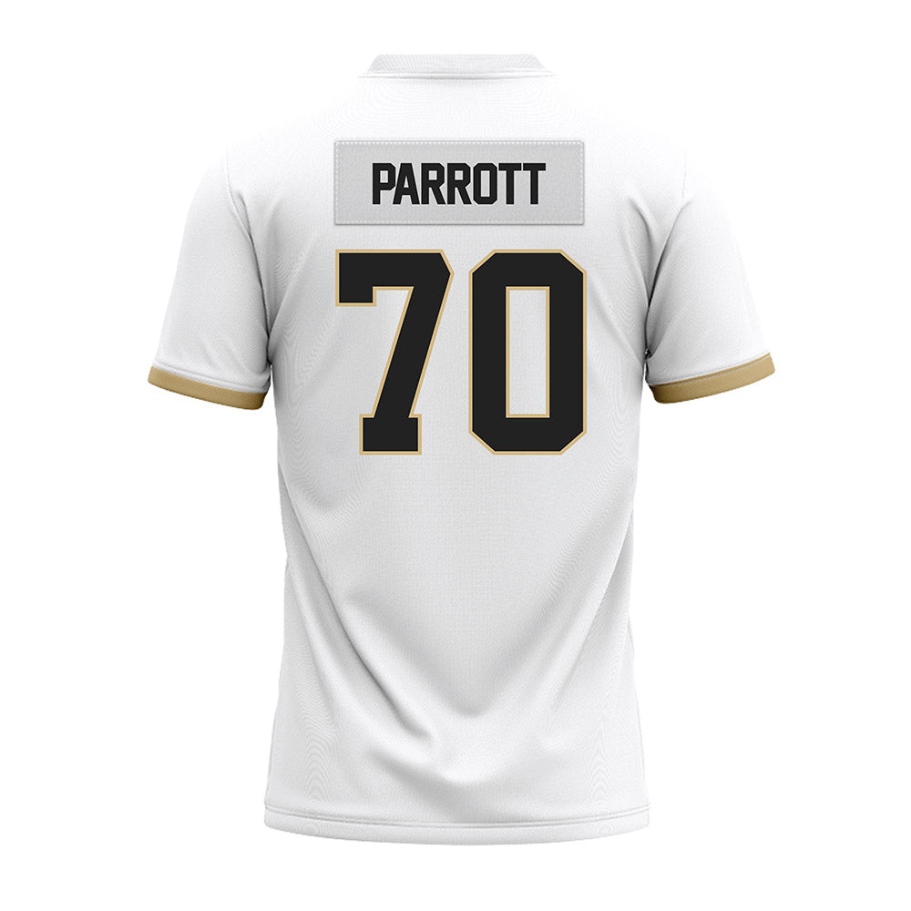 Purdue - NCAA Football : Maxwell Parrott - White Premium Football Jersey