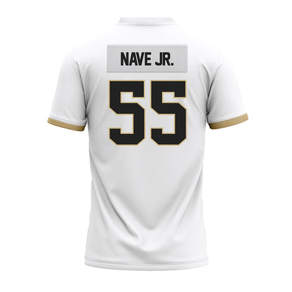 Purdue - NCAA Football : Marc Nave Jr. - White Premium Football Jersey-1