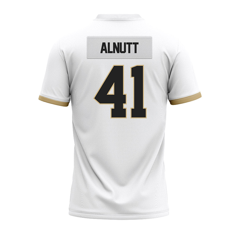 Purdue - NCAA Football : Mason Alnutt - White Premium Football Jersey-1