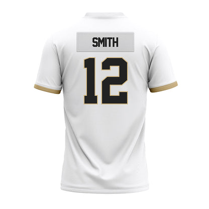 Purdue - NCAA Football : Corey Smith - White Premium Football Jersey-1