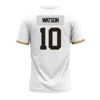 Purdue - NCAA Football : Jesse Watson - White Premium Football Jersey