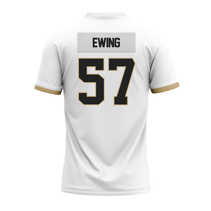 Purdue - NCAA Football : Tom Ewing - White Premium Football Jersey