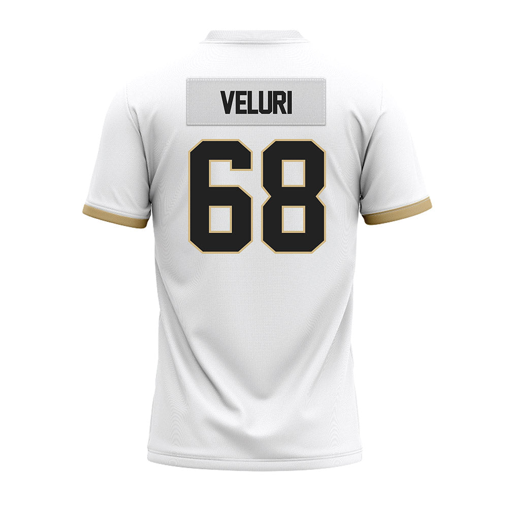 Purdue - NCAA Football : Sankeerth Veluri - White Premium Football Jersey-1