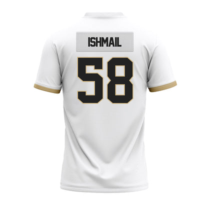 Purdue - NCAA Football : Breeon I Ishmail - White Premium Football Jersey-1