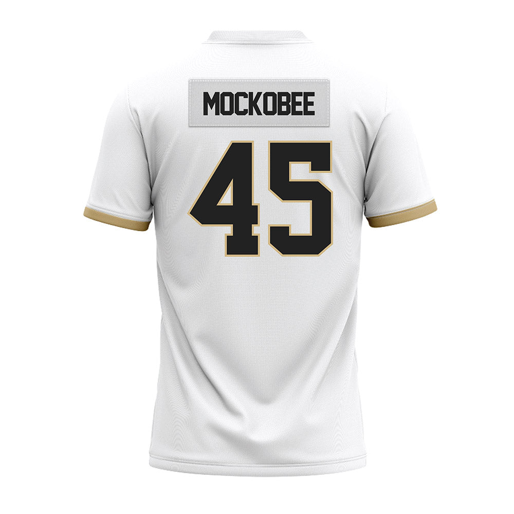 Purdue - NCAA Football : Devin Mockobee - White Premium Football Jersey