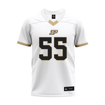 Purdue - NCAA Football : Jamarius Dinkins - White Premium Football Jersey