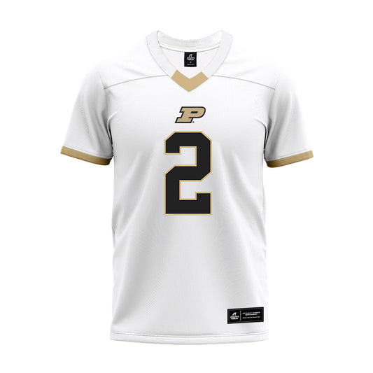 Purdue - NCAA Football : Nyland Green - White Premium Football Jersey