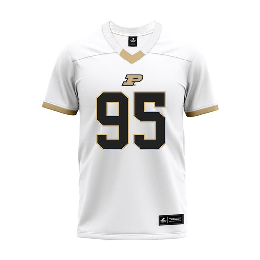 Purdue - NCAA Football : Samuel Dubwig - White Premium Football Jersey-0