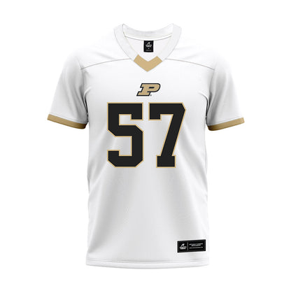 Purdue - NCAA Football : Tom Ewing - White Premium Football Jersey