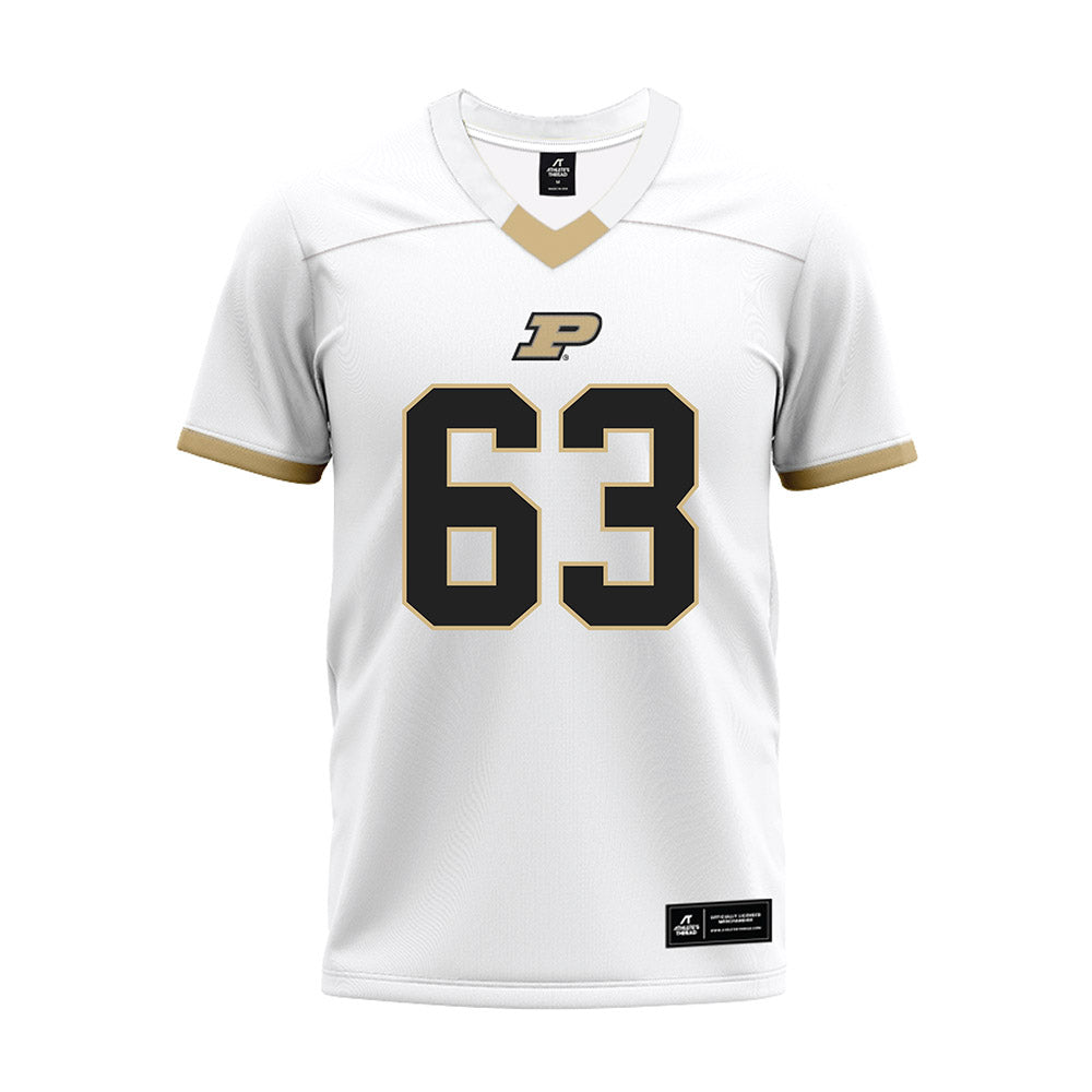 Purdue - NCAA Football : Jimmy Johnsen - White Premium Football Jersey-0