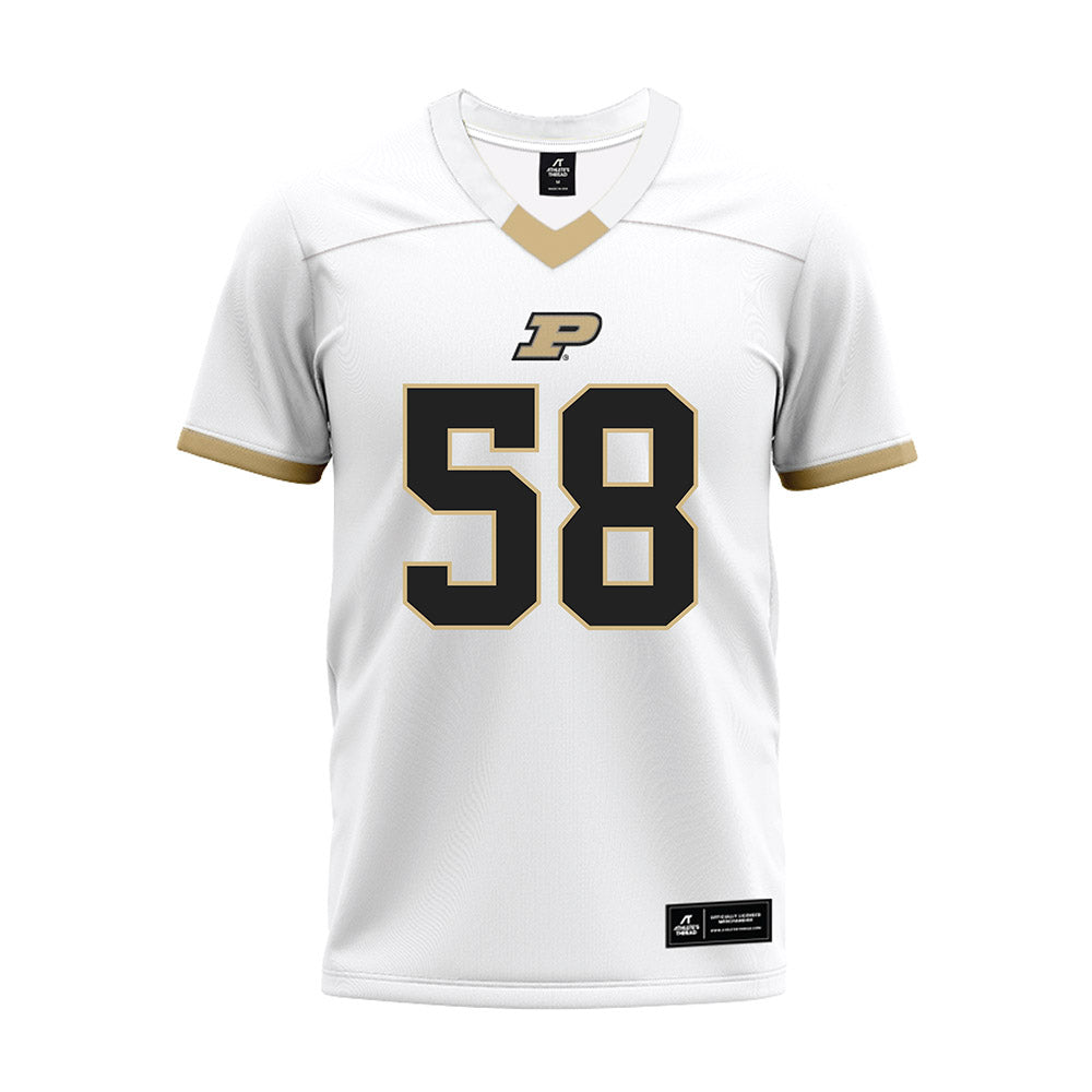 Purdue - NCAA Football : Breeon I Ishmail - White Premium Football Jersey-0