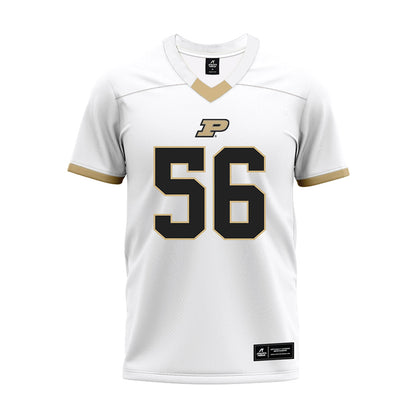 Purdue - NCAA Football : Reese Hill - White Premium Football Jersey