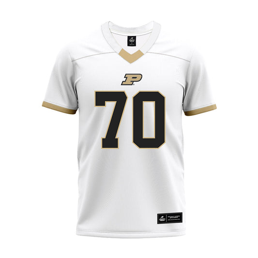 Purdue - NCAA Football : Maxwell Parrott - White Premium Football Jersey