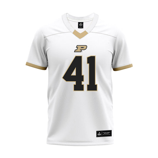 Purdue - NCAA Football : Mason Alnutt - White Premium Football Jersey-0